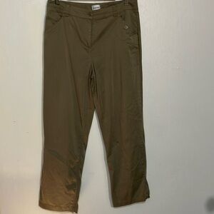 Chicos flat front pant size 2     35 X 29